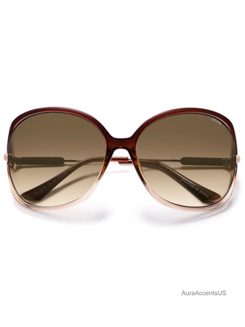 Oversized Butterfly Sunglasses UV400 Full-Frame Photochromic